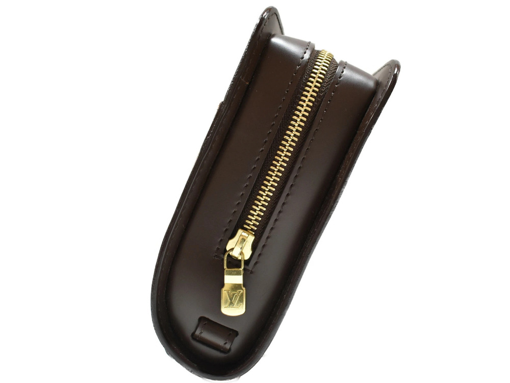 Louis Vuitton Saint Damier Shoulder Clutch Bag Brown
